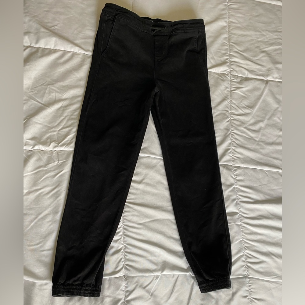 Boys S RSQ black jean joggers
